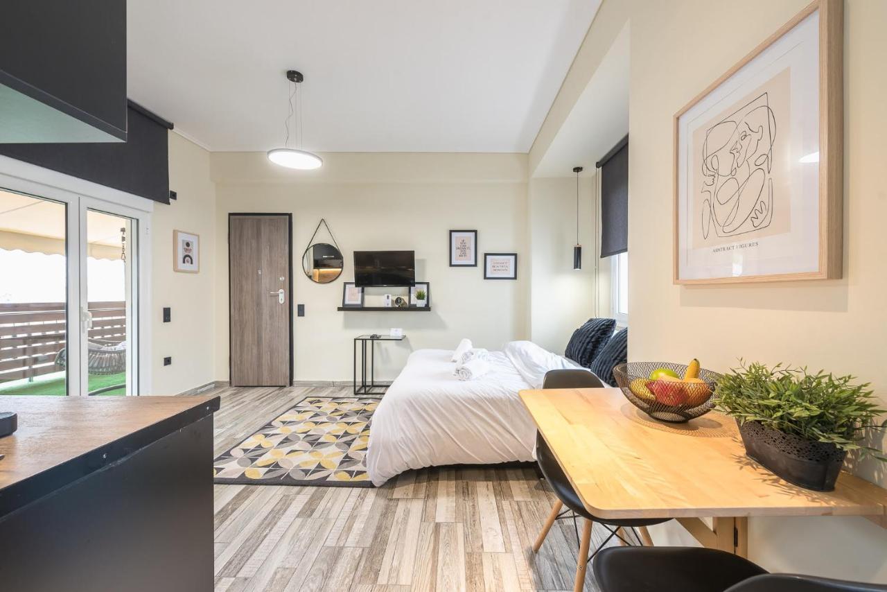 Apartamento Petralona Stylish Penthouse Atenas Exterior foto