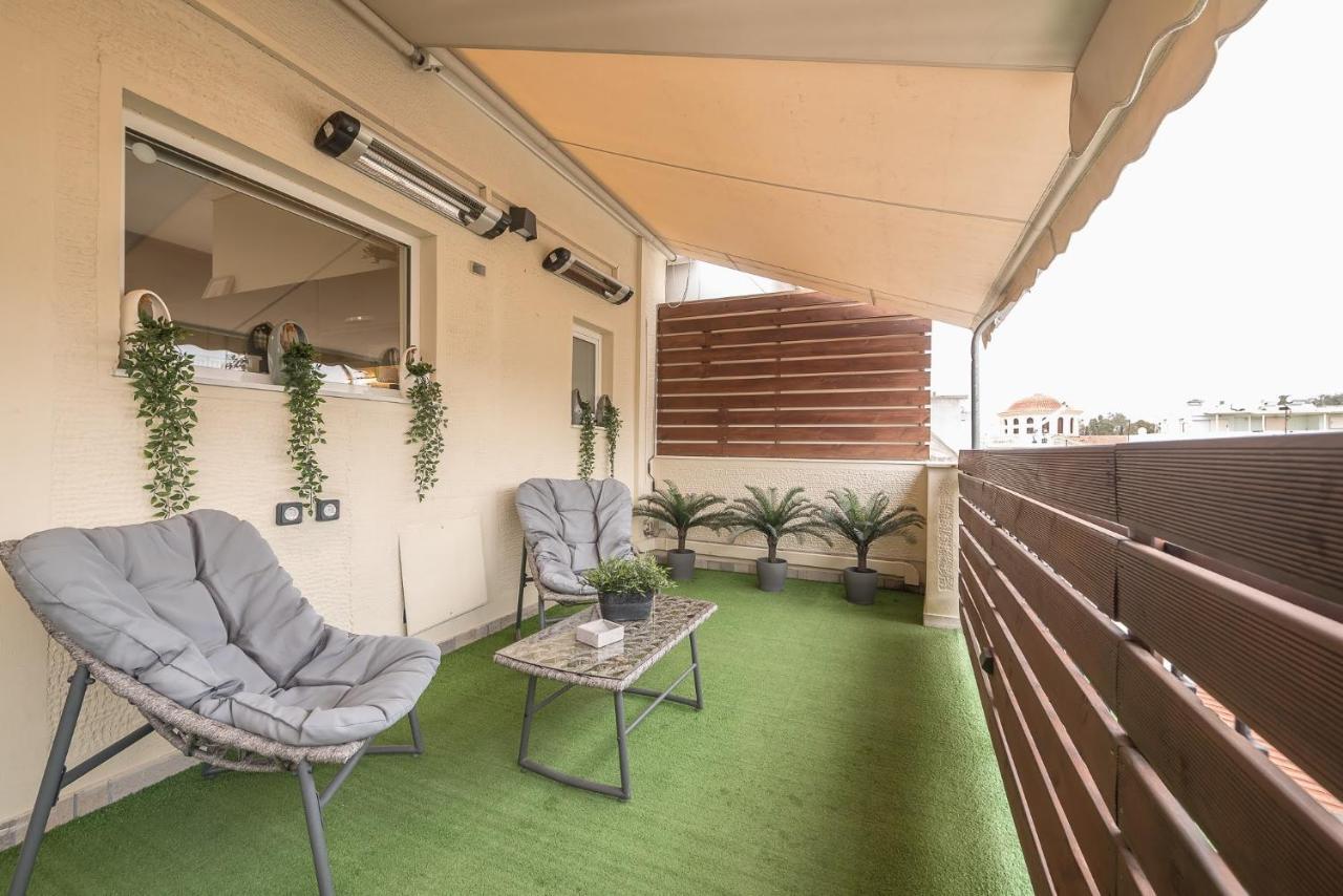 Apartamento Petralona Stylish Penthouse Atenas Exterior foto