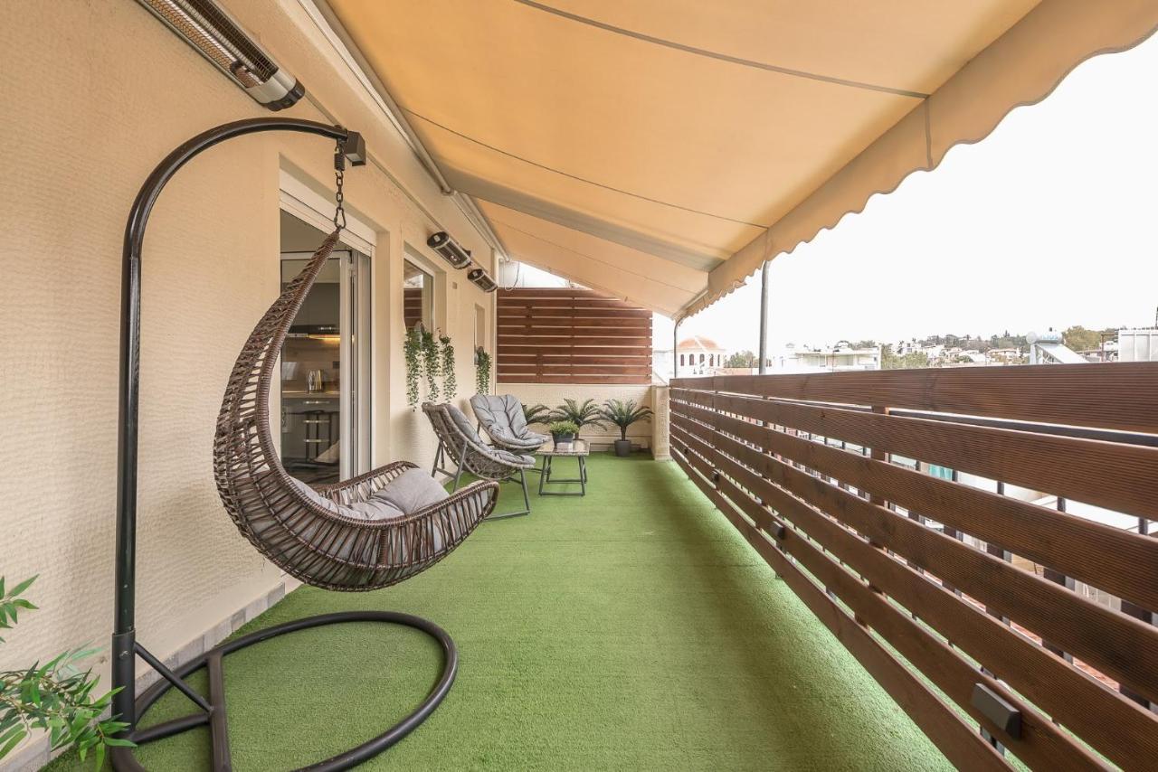 Apartamento Petralona Stylish Penthouse Atenas Exterior foto